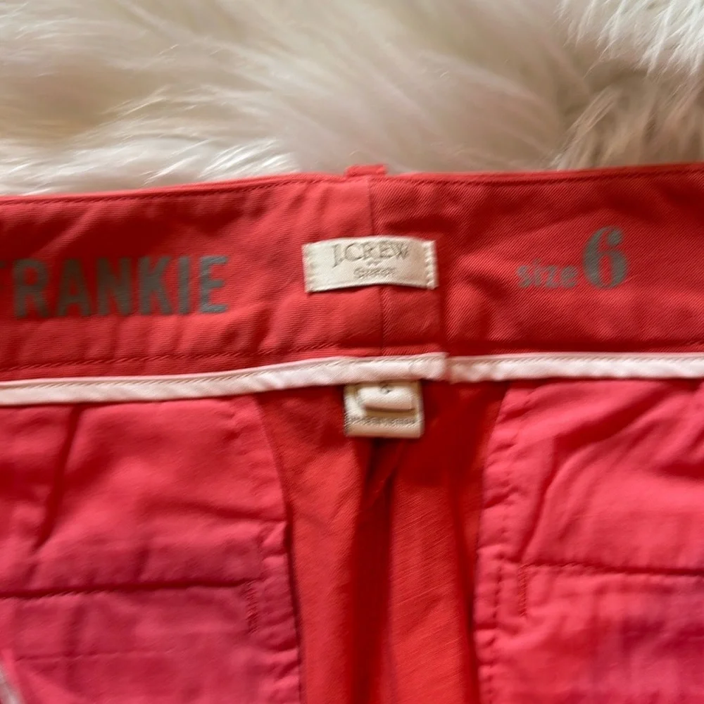 J. Crew Frankie Slim Chino Pants in Coral Pink - Picture 4 of 5